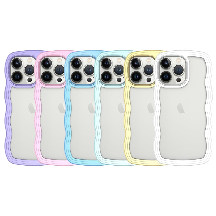 For iPhone 15 Plus Candy Color Wave TPU Clear PC Phone Case(Green) - free shipping - PMC TechLife - Order now!