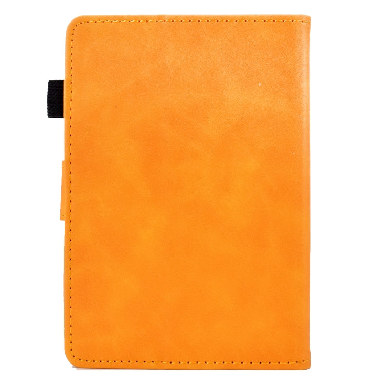 For Amazon Kindle Paperwhite 4/3/2/1 Embossed Smile Flip Tablet Leather Case(Khaki) - Amazon by PMC TechLife | Online Shopping South Africa | PMC TechLife | Buy Now Pay Later Mobicred