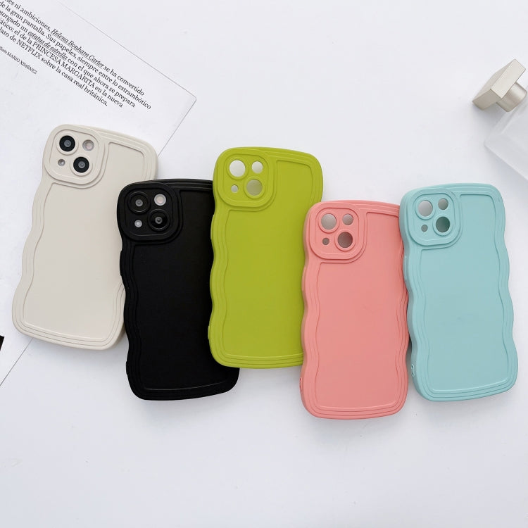 For iPhone 13 Wave Edge Silicone Phone Case(White) - iPhone 13 Cases by PMC TechLife | Online Shopping South Africa | PMC TechLife
