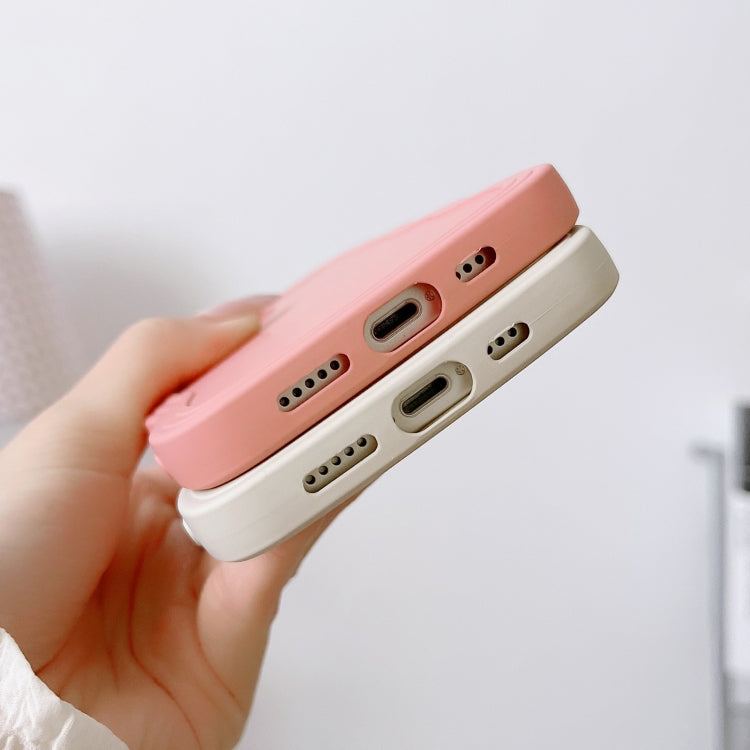 For iPhone 13 Wave Edge Silicone Phone Case(White) - iPhone 13 Cases by PMC TechLife | Online Shopping South Africa | PMC TechLife