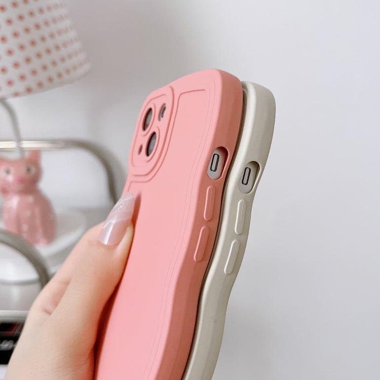 For iPhone 13 Wave Edge Silicone Phone Case(White) - iPhone 13 Cases by PMC TechLife | Online Shopping South Africa | PMC TechLife