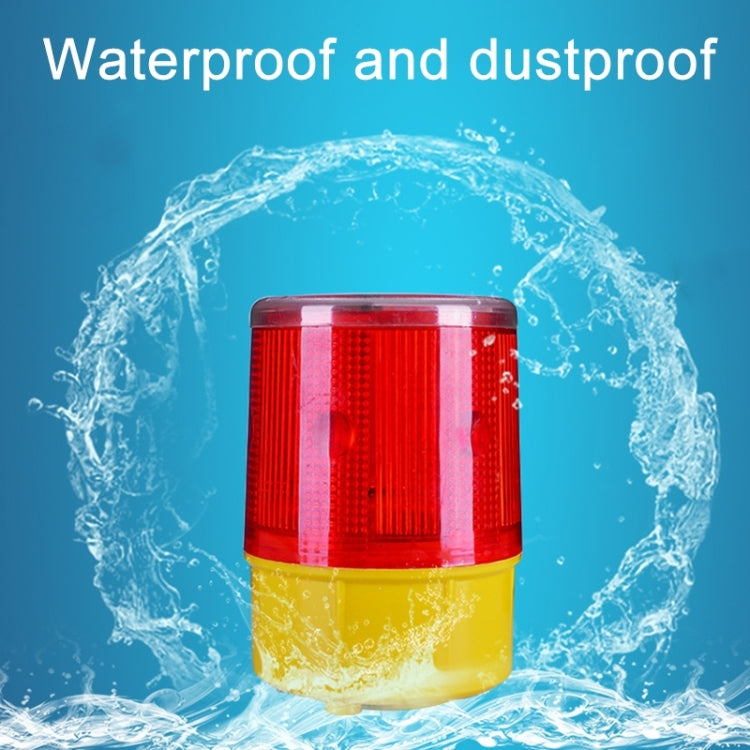 Night Solar Safety Warning Flash Light, Specification:01 Screw Fixed(Yellow) - Warning Lights by PMC TechLife | Online Shopping South Africa | PMC TechLife | Buy Now Pay Later Mobicred