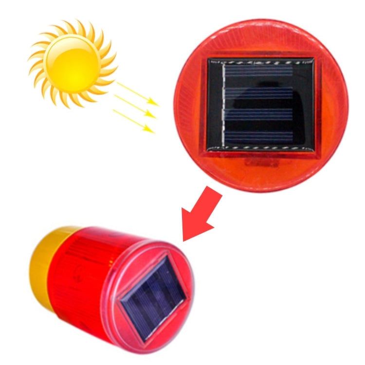 Night Solar Safety Warning Flash Light, Specification:02 Sleeve(White) - free shipping - PMC TechLife - Order now!