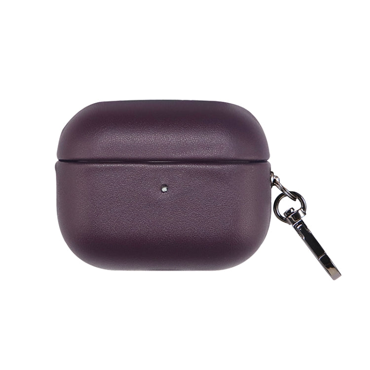 For Apple AirPods Pro PU Leather Wireless Bluetooth Earphone Protective Case(Crimson Cherry) - free shipping - PMC Jewellery - Order now!