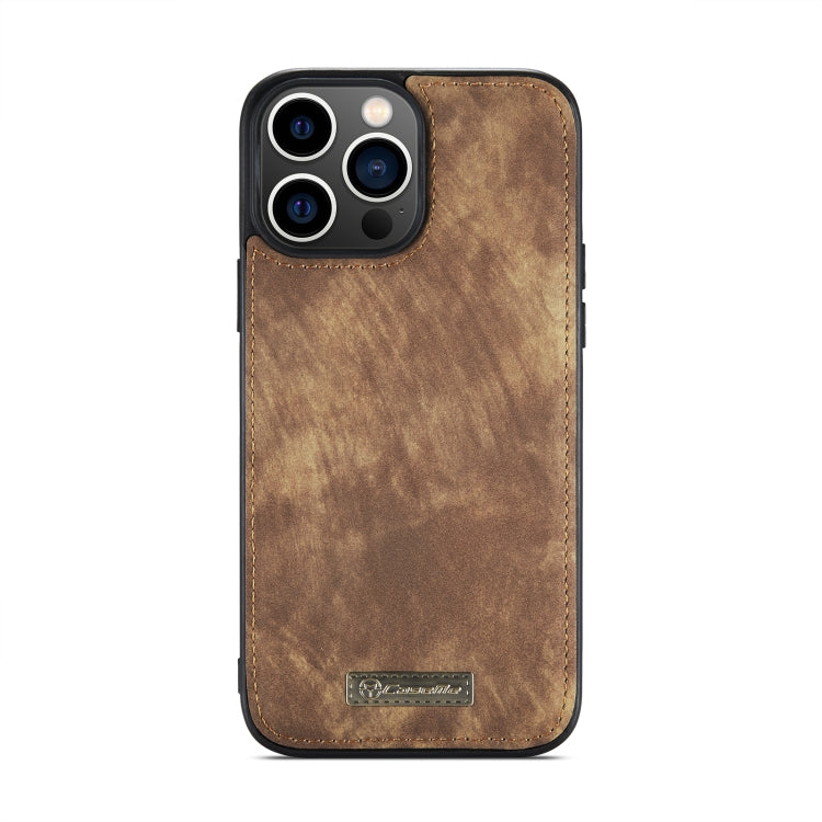 For iPhone 14 Pro Max CaseMe 008 Detachable Multifunctional Leather Phone Case(Brown) - free shipping - PMC Jewellery - Order now!