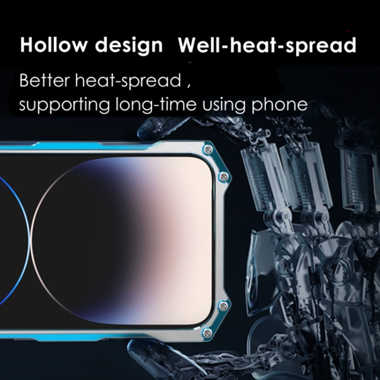 For iPhone 14 Pro R-JUST RJ17 Shockproof Armor Metal Phone Case(Black) - free shipping - PMC TechLife - Order now!