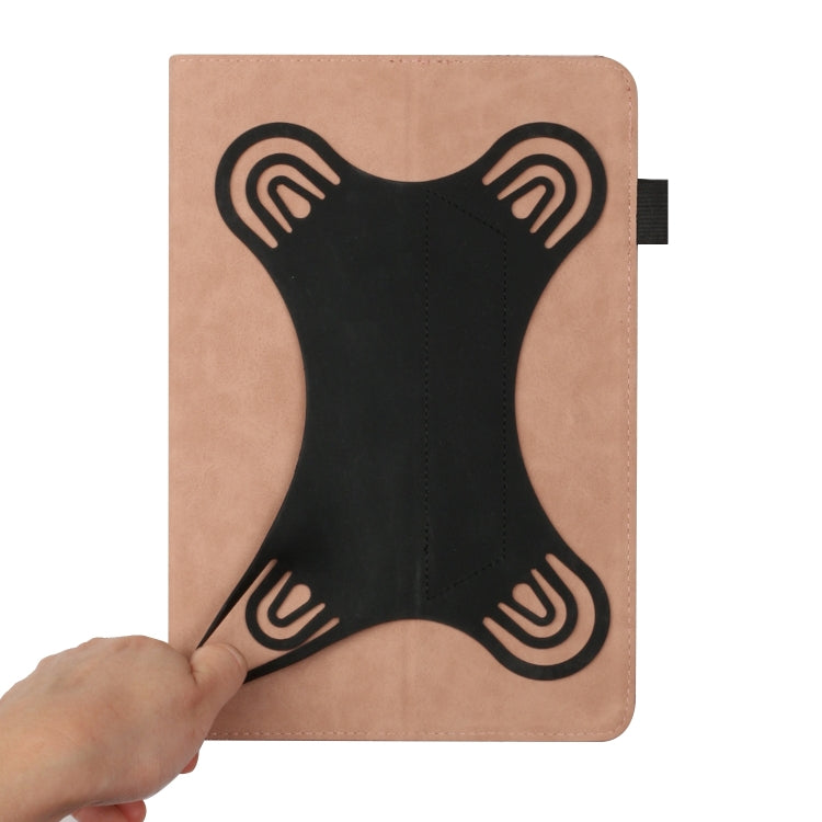 For 8 inch Life Tree Pattern Flip Universal Leather Tablet Case(Rose Gold) - 8 inch by PMC TechLife | Online Shopping South Africa | PMC TechLife | Buy Now Pay Later Mobicred