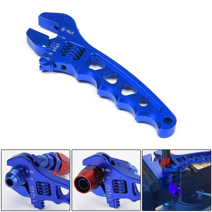 Car AN3-AN12 Adjustable Aluminum Wrench Hose Fitting Tool(Blue) - Sheet Metal Tools by PMC Jewellery | Online Shopping South Africa | PMC Jewellery | Buy Now Pay Later Mobicred