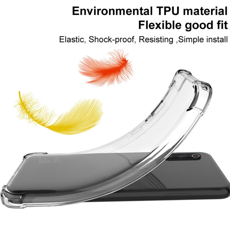 For iPhone 14 Plus imak Shockproof Airbag TPU Phone Case(Transparent Black) - iPhone 14 Plus Cases by imak | Online Shopping South Africa | PMC TechLife | Buy Now Pay Later Mobicred