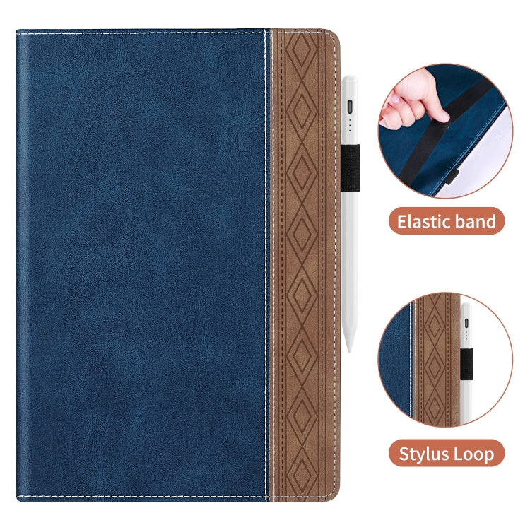 For Lenovo Tab P11 Pro Gen 2 Splicing Series Tablet PC Leather Case(Royal Blue) - free shipping - PMC TechLife - Order now!