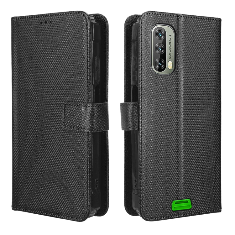 For Blackview BV7100 Diamond Texture Leather Phone Case(Black) - More Brand by PMC TechLife | Online Shopping South Africa | PMC TechLife | Buy Now Pay Later Mobicred