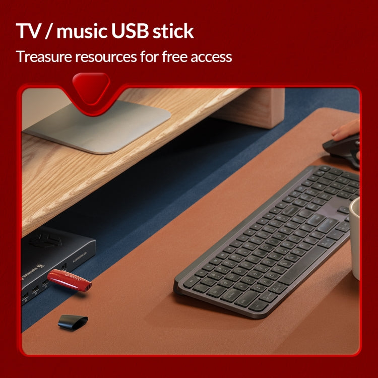 ORCIO USB3.0 U Disk Drive, Read: 260MB/s, Write: 15MB/s, Memory:256GB, Port:USB-A(Red) - free shipping - PMC Jewellery - Order now!