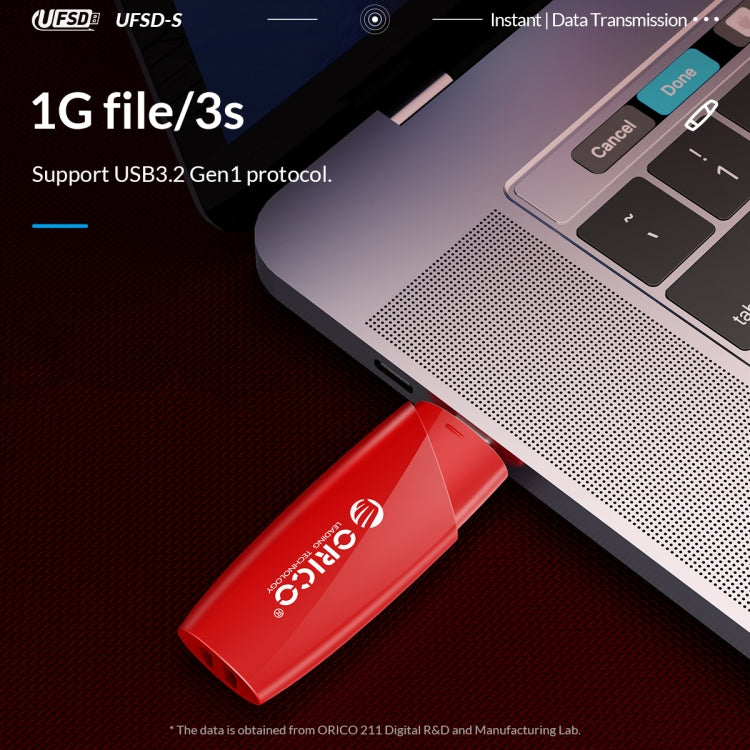 ORICO UFS Flash Drive, Read: 450MB/s, Write: 350MB/s, Memory:256GB, Port:USB-A(Black) - free shipping - PMC Jewellery - Order now!