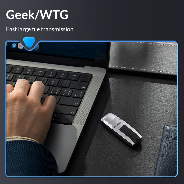 ORICO USB Solid State Flash Drive, Read: 520MB/s, Write: 450MB/s, Memory:128GB, Port:USB-A(Silver) - free shipping - PMC Jewellery - Order now!