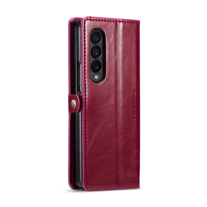 For Samsung Galaxy Z Fold4 CaseMe 003 Crazy Horse Texture Leather Phone Case(Red) - Galaxy Z Fold4 5G Cases by CaseMe | Online Shopping South Africa | PMC Jewellery | Buy Now Pay Later Mobicred