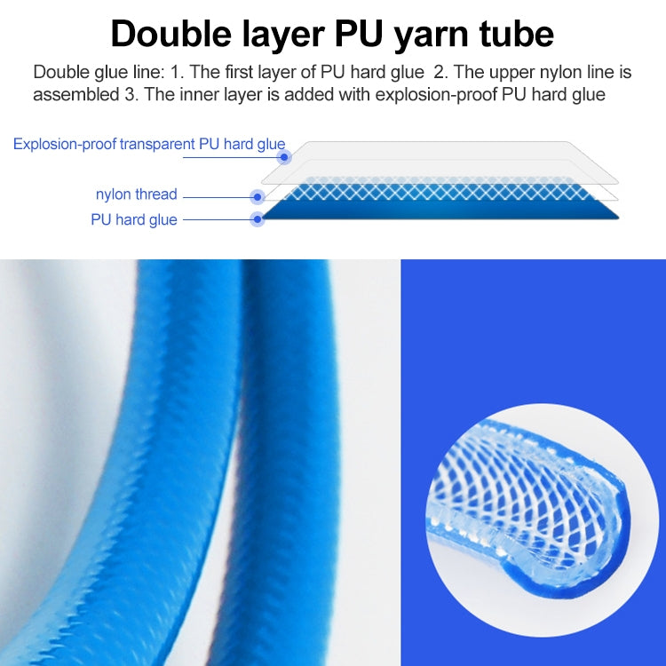 LAIZE Automatic Retractable Air Hose Reel Pneumatic PU Tube, Specification:8x5mm, 15m - free shipping - PMC TechLife - Order now!