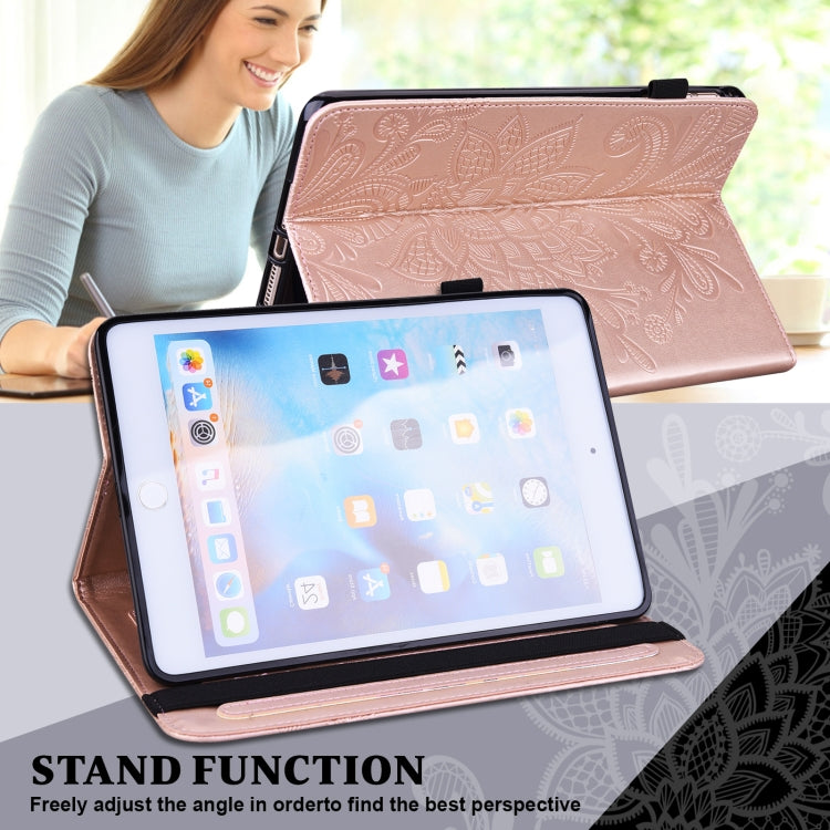 For Realme Pad X Lace Flower Embossing Pattern Leather Tablet Case(Pink) - Realme by PMC TechLife | Online Shopping South Africa | PMC TechLife | Buy Now Pay Later Mobicred