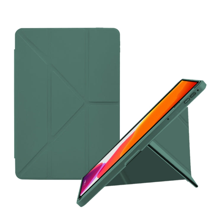 For Nokia T20 Acrylic 2 in 1 Y-fold Smart Leather Tablet Case(Emerald) - Nokia by PMC TechLife | Online Shopping South Africa | PMC TechLife | Buy Now Pay Later Mobicred