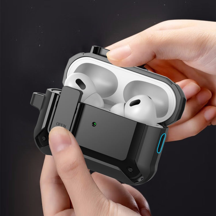 For AirPods Pro 2 Bumblebee Wireless Earphones Silicone Case with Switch & Lanyard Hole(Red Black) - For AirPods Pro 2 by PMC Jewellery | Online Shopping South Africa | PMC Jewellery | Buy Now Pay Later Mobicred