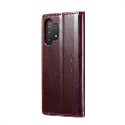 For Samsung Galaxy A13 4G/A13 5G/A04S/A04/M13 5G CaseMe 003 Crazy Horse Texture Leather Phone Case(Wine Red) - Galaxy Phone Cases by CaseMe | Online Shopping South Africa | PMC Jewellery | Buy Now Pay Later Mobicred