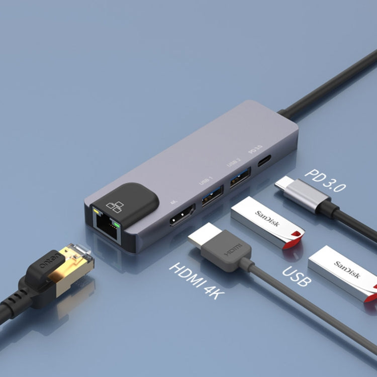 Onten OTN-UC920S USB-C / Type-C Portable Multifunctional HUB Docking Station - free shipping - PMC Jewellery - Order now!