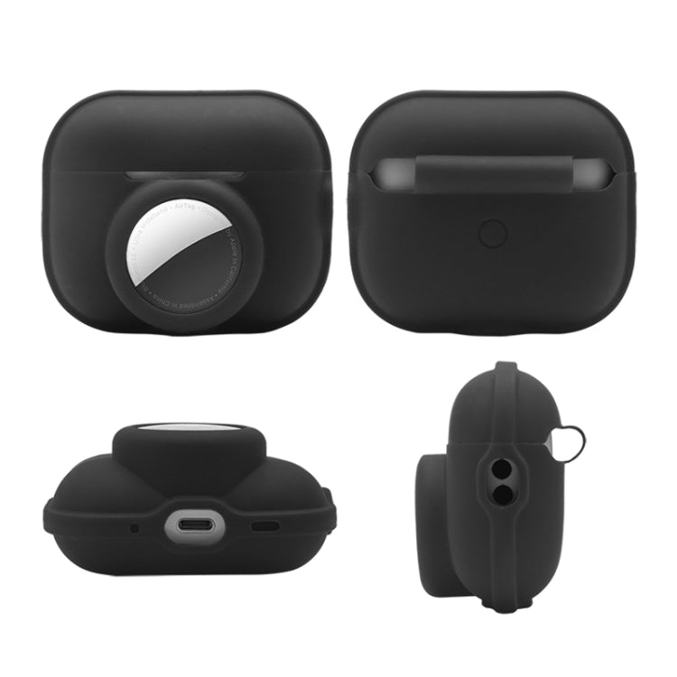 For AirPods Pro 2 / AirTag 2 in 1 Shockproof Full Coverage Silicone Protective Case(Wine Red) - For AirPods Pro 2 by PMC Jewellery | Online Shopping South Africa | PMC Jewellery | Buy Now Pay Later Mobicred