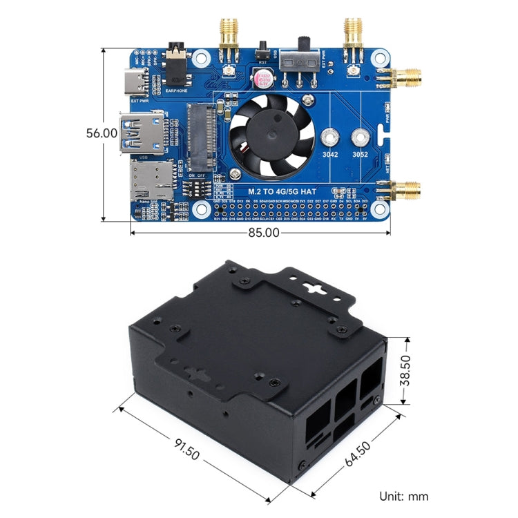 Waveshare SIM8262E-M2/SIM8202G-M2 5G HAT for Raspberry Pi - free shipping - PMC Jewellery - Order now!