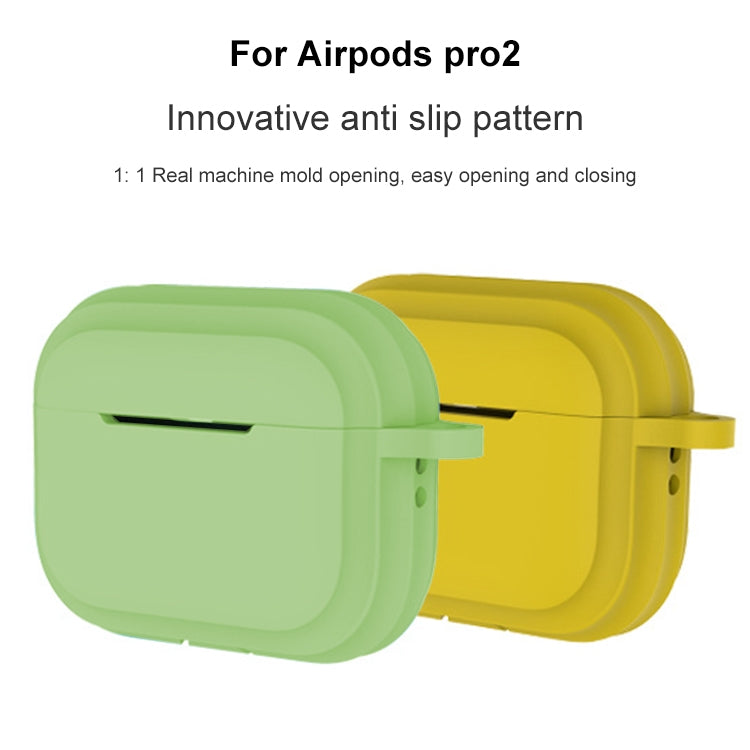For AirPods Pro 2 Striped Shockproof Earphone Case(Brown) - For AirPods Pro 2 by PMC Jewellery | Online Shopping South Africa | PMC Jewellery | Buy Now Pay Later Mobicred