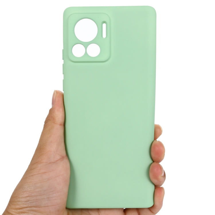 For Motorola Edge 30 Ultra / Moto X30 Pro Pure Color Liquid Silicone Shockproof Phone Case(Green) - Motorola Cases by PMC Jewellery | Online Shopping South Africa | PMC Jewellery