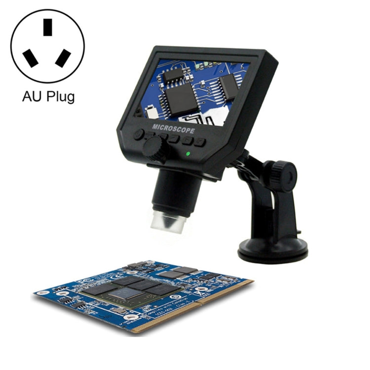 G600 600X 3.6MP 4.3 inch HD LCD Display Portable Digital Microscope, Plug:AU Plug - free shipping - PMC Jewellery - Order now!