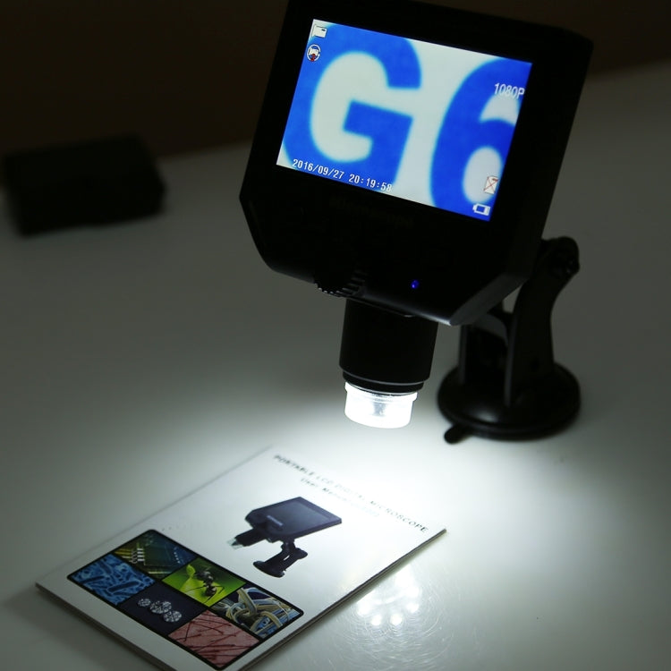 G600 600X 3.6MP 4.3 inch HD LCD Display Portable Digital Microscope, Plug:UK Plug - free shipping - PMC Jewellery - Order now!