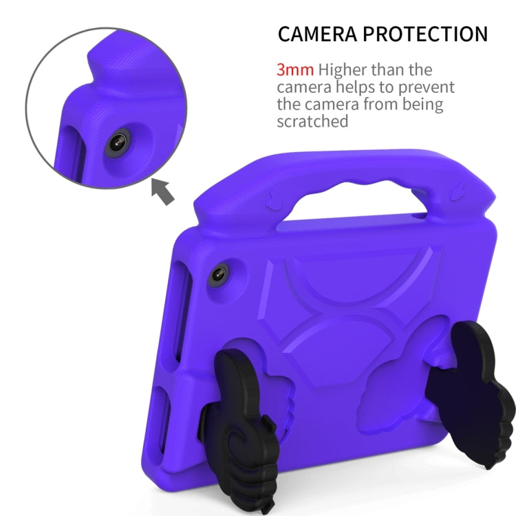 For Amazon Kindle Fire 7 2022 Children EVA Shockproof Tablet Case with Thumb Bracket(Purple) - free shipping - PMC TechLife - Order now!