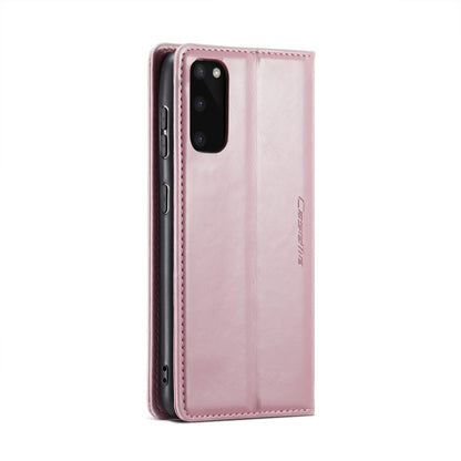 For Samsung Galaxy S20 CaseMe 003 Crazy Horse Texture Leather Phone Case(Rose Gold) - Galaxy Phone Cases by CaseMe | Online Shopping South Africa | PMC Jewellery | Buy Now Pay Later Mobicred