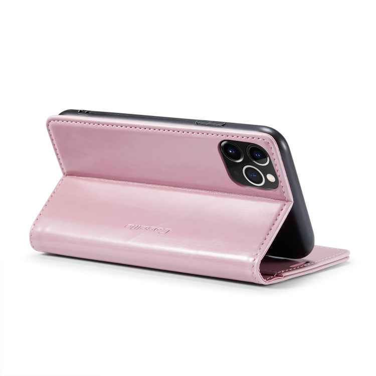 For iPhone 11 Pro CaseMe 003 Crazy Horse Texture Leather Phone Case(Rose Gold) - iPhone 11 Pro Cases by CaseMe | Online Shopping South Africa | PMC Jewellery | Buy Now Pay Later Mobicred