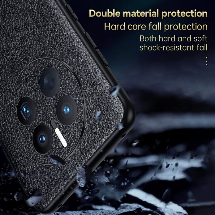 For Huawei Mate 50 Pro SULADA Invisible Bracket Leather Back Cover Phone Case(Orange) - Huawei Cases by SULADA | Online Shopping South Africa | PMC Jewellery | Buy Now Pay Later Mobicred