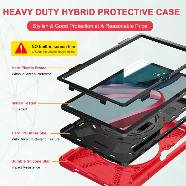 For Lenovo Tab P11 Pro Gen 2 Silicone + PC Protective Tablet Case(Red) - Lenovo by PMC TechLife | Online Shopping South Africa | PMC TechLife | Buy Now Pay Later Mobicred