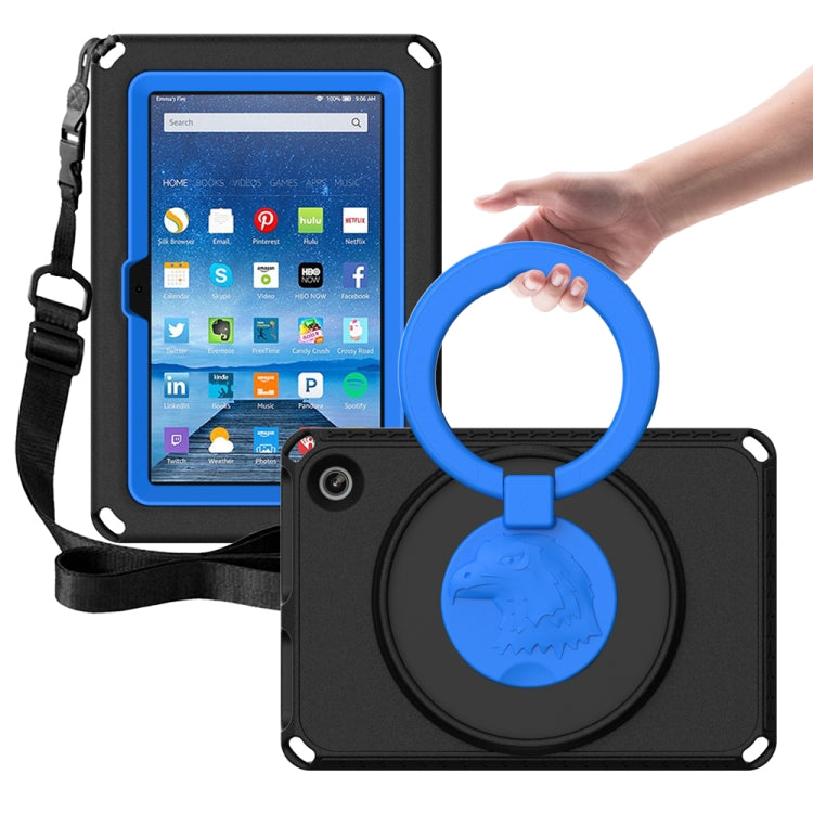 For Amazon Kindle Fire HD7 2022 EVA + PC Shockproof Tablet Case with Waterproof Frame(Black) - Amazon by PMC TechLife | Online Shopping South Africa | PMC TechLife | Buy Now Pay Later Mobicred