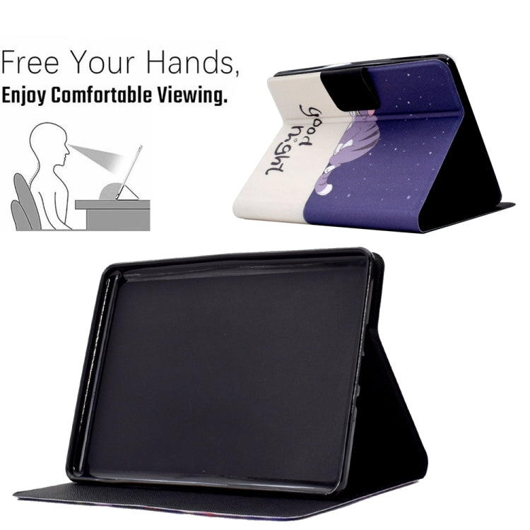 For Amazon Kindle Paperwhite 5 2021 Electric Pressed TPU Smart Leather Tablet Case(Lazy Cat) - Amazon by PMC TechLife | Online Shopping South Africa | PMC TechLife | Buy Now Pay Later Mobicred