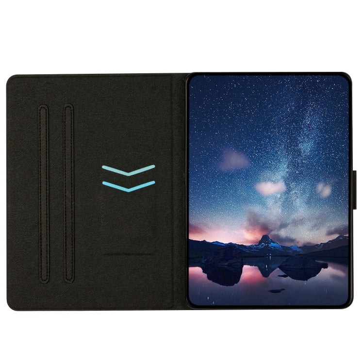 For Lenovo Tab M10 Solid Color Crocodile Texture Leather Smart Tablet Case(Purple) - Lenovo by PMC TechLife | Online Shopping South Africa | PMC TechLife | Buy Now Pay Later Mobicred