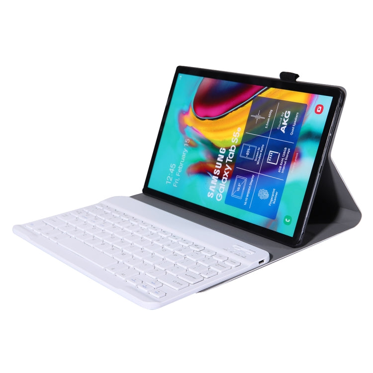 A610 For Galaxy Tab S6 Lite 10.4 P610 / P615 (2020) Bluetooth Keyboard Tablet Case with Stand & Elastic Pen Band(Rose Gold) - Samsung Keyboard by PMC Jewellery | Online Shopping South Africa | PMC Jewellery