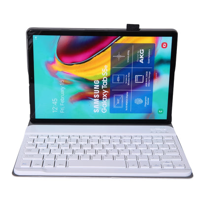 A610 For Galaxy Tab S6 Lite 10.4 P610 / P615 (2020) Bluetooth Keyboard Tablet Case with Stand & Elastic Pen Band(Rose Gold) - Samsung Keyboard by PMC Jewellery | Online Shopping South Africa | PMC Jewellery