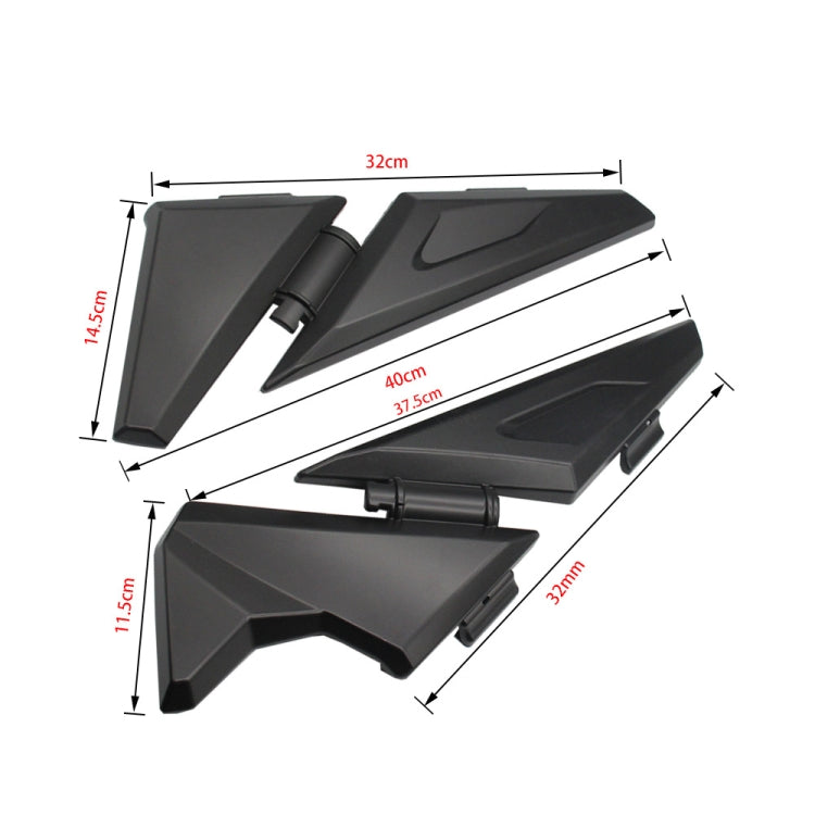 For BMW R1250GS  R1200GS ADV M-L040 Motorcycle Left and Right Side Panel Frame Protector - Protective Gear by PMC TechLife | Online Shopping South Africa | PMC TechLife | Buy Now Pay Later Mobicred