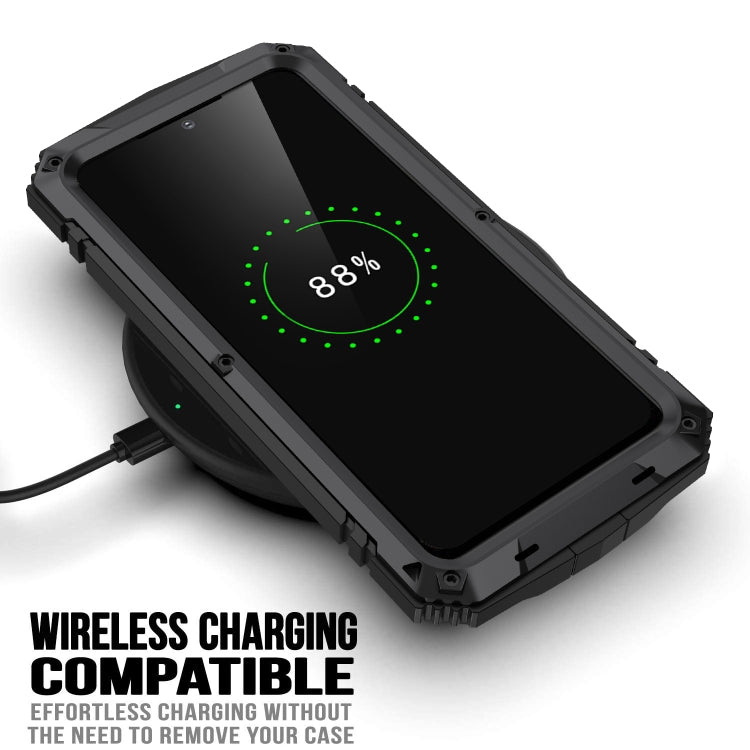 For Samsung Galaxy S23 5G R-JUST Life Waterproof Dustproof Shockproof Phone Case(Black) - free shipping - PMC TechLife - Order now!