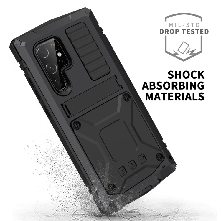 For Samsung Galaxy S23 Ultra 5G R-JUST Life Waterproof Dustproof Shockproof Phone Case(Black) - Galaxy S23 Ultra 5G Cases by R-JUST | Online Shopping South Africa | PMC Jewellery