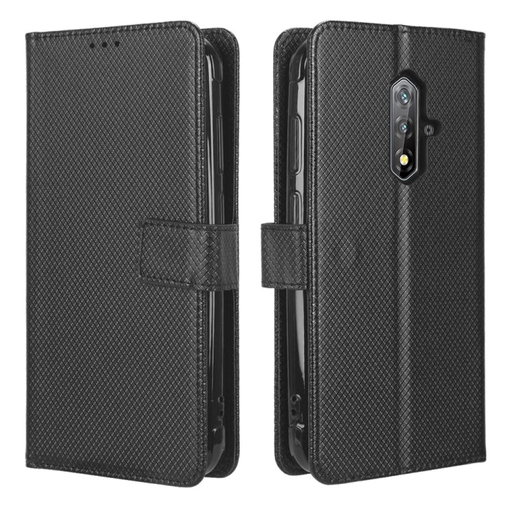 For Blackview BV5200 Diamond Texture Leather Phone Case(Black) - More Brand by PMC TechLife | Online Shopping South Africa | PMC TechLife | Buy Now Pay Later Mobicred