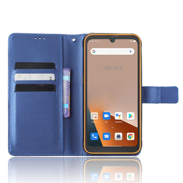 For Blackview BV5200 Diamond Texture Leather Phone Case(Blue) - More Brand by PMC TechLife | Online Shopping South Africa | PMC TechLife | Buy Now Pay Later Mobicred