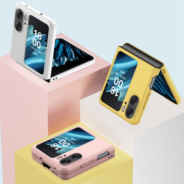 For OPPO Find N2 Flip Skin Feel PC Phone Case(Pink) - Find N2 Flip Cases by PMC TechLife | Online Shopping South Africa | PMC TechLife | Buy Now Pay Later Mobicred