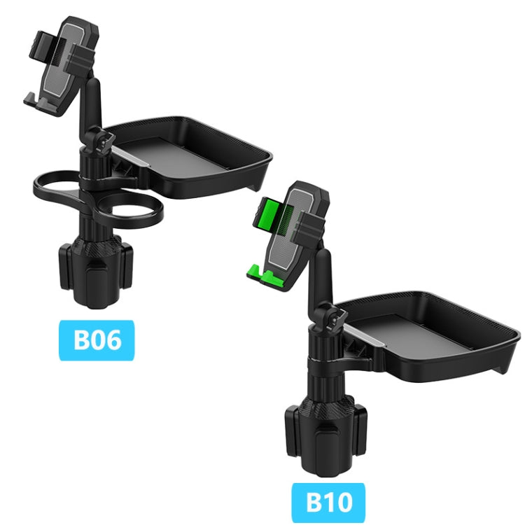 B06 Car Drink Water Cup Mobile Phone Holder 360 Degree Rotating Dinner Plate(Green) - Car Drink Holders by PMC TechLife | Online Shopping South Africa | PMC TechLife | Buy Now Pay Later Mobicred