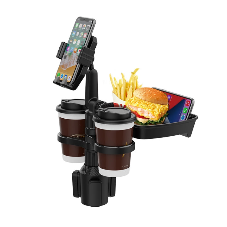 B06 Car Drink Water Cup Mobile Phone Holder 360 Degree Rotating Dinner Plate(Green) - Car Drink Holders by PMC TechLife | Online Shopping South Africa | PMC TechLife | Buy Now Pay Later Mobicred