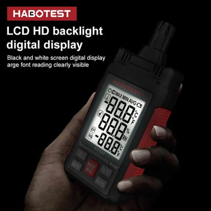 HABOTEST HT607 Portable Handheld Temperature Humidity Tester - Electronic Test by HABOTEST | Online Shopping South Africa | PMC Jewellery | Buy Now Pay Later Mobicred